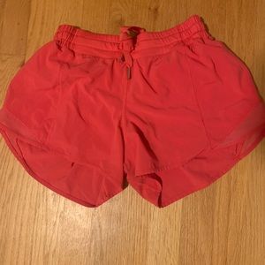 lululemon red hotty hot short